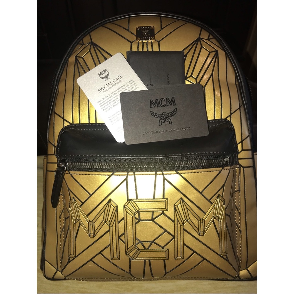 Mcm Metallic Bionic Series Backpack - image 1